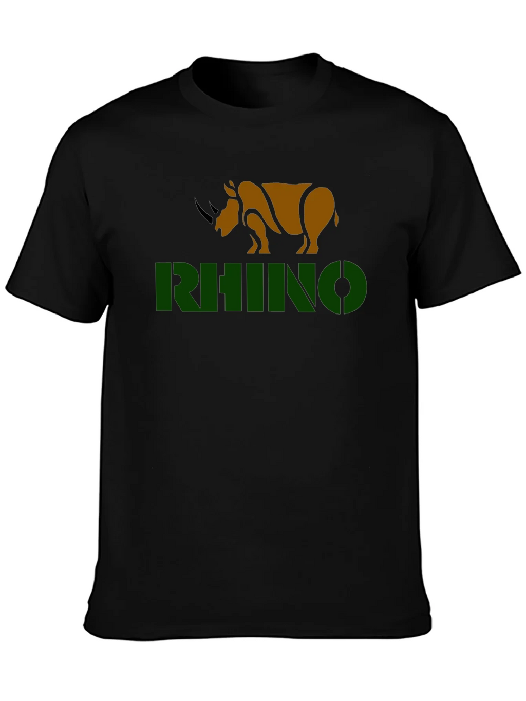 Rhino Graphic T-Shirt - Black Tee product image 3