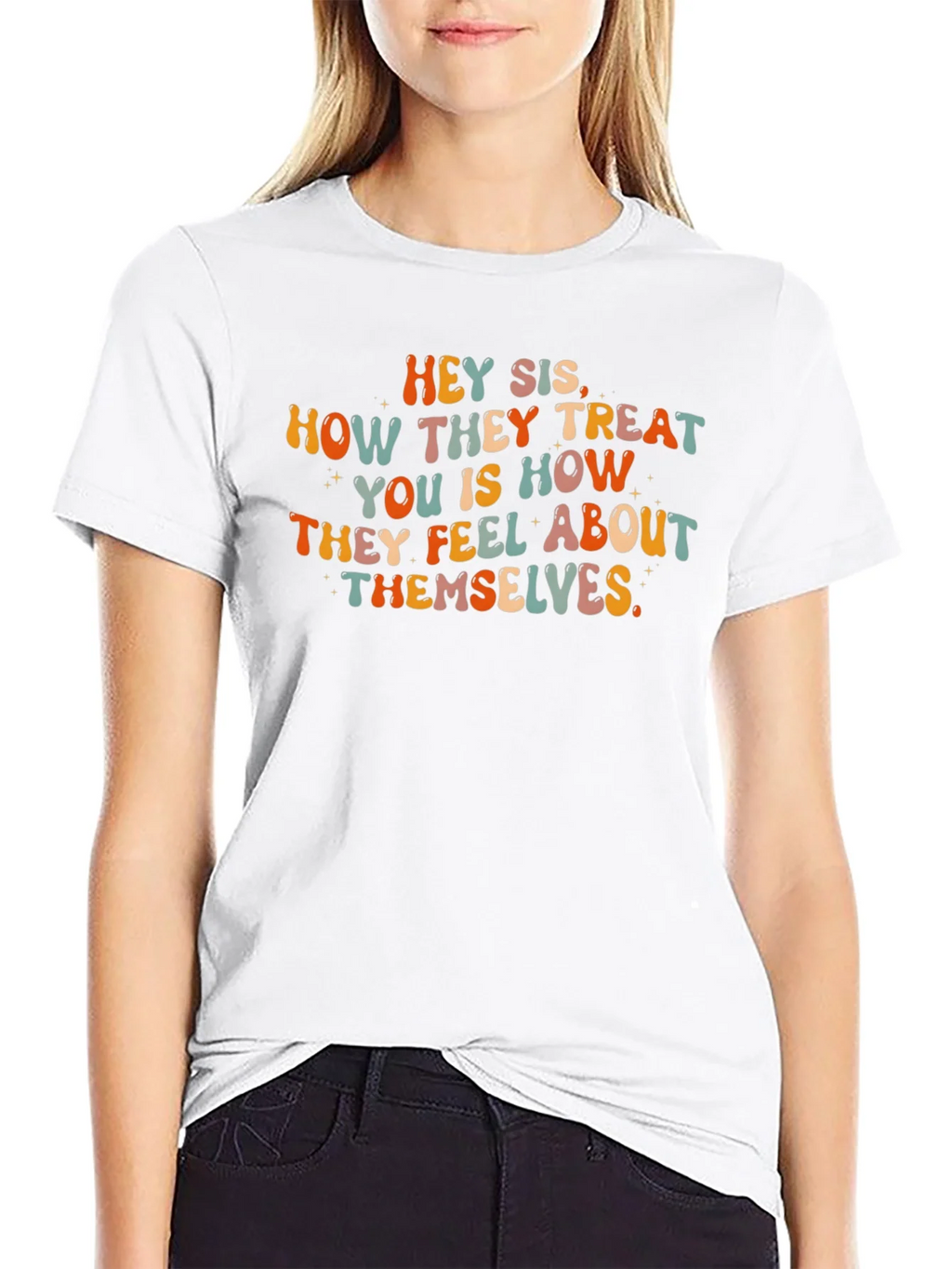Hey Sis Graphic Tee - Treat Yourself with Style! product image 6