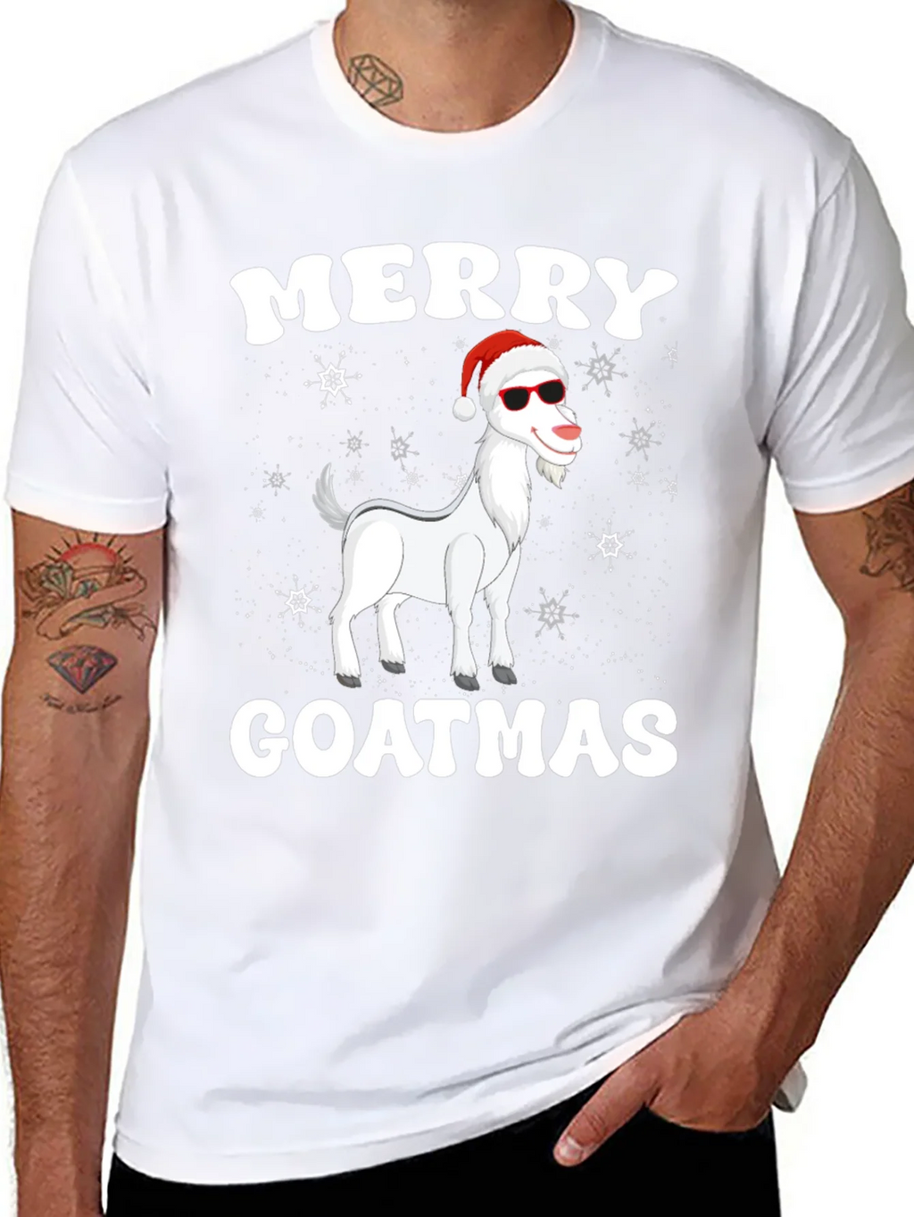 Merry Goatmas Christmas T-Shirt