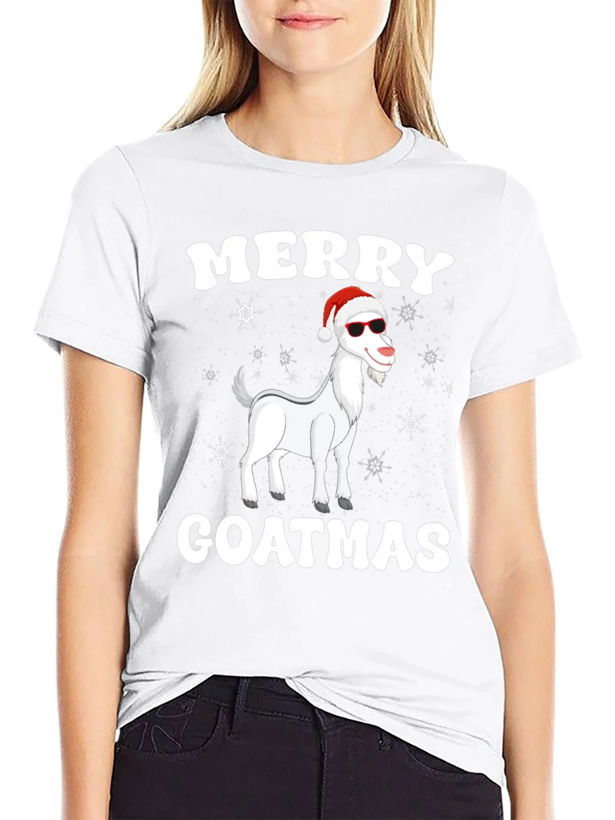 Merry Goatmas Christmas T-Shirt