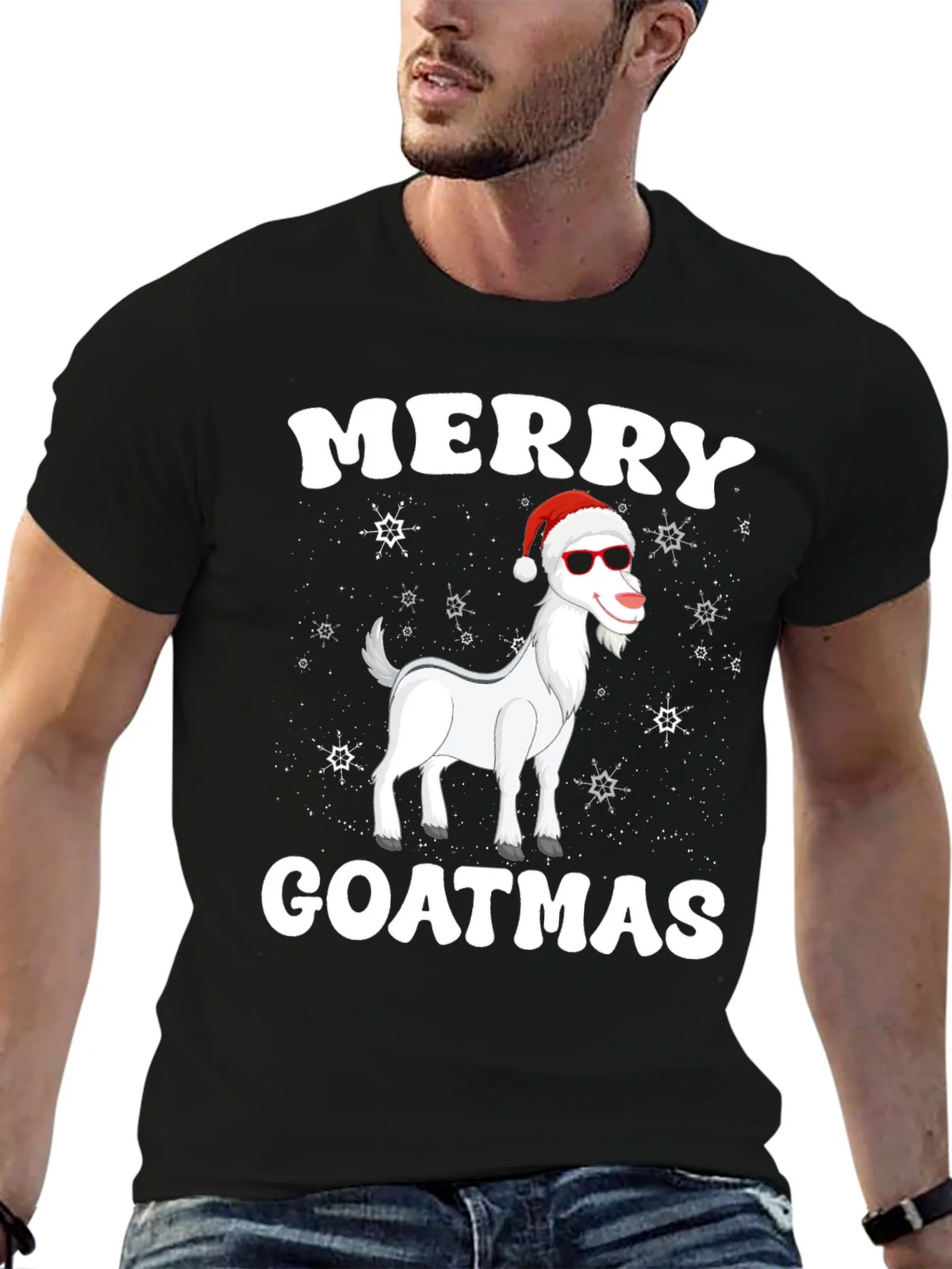 Merry Goatmas Christmas T-Shirt