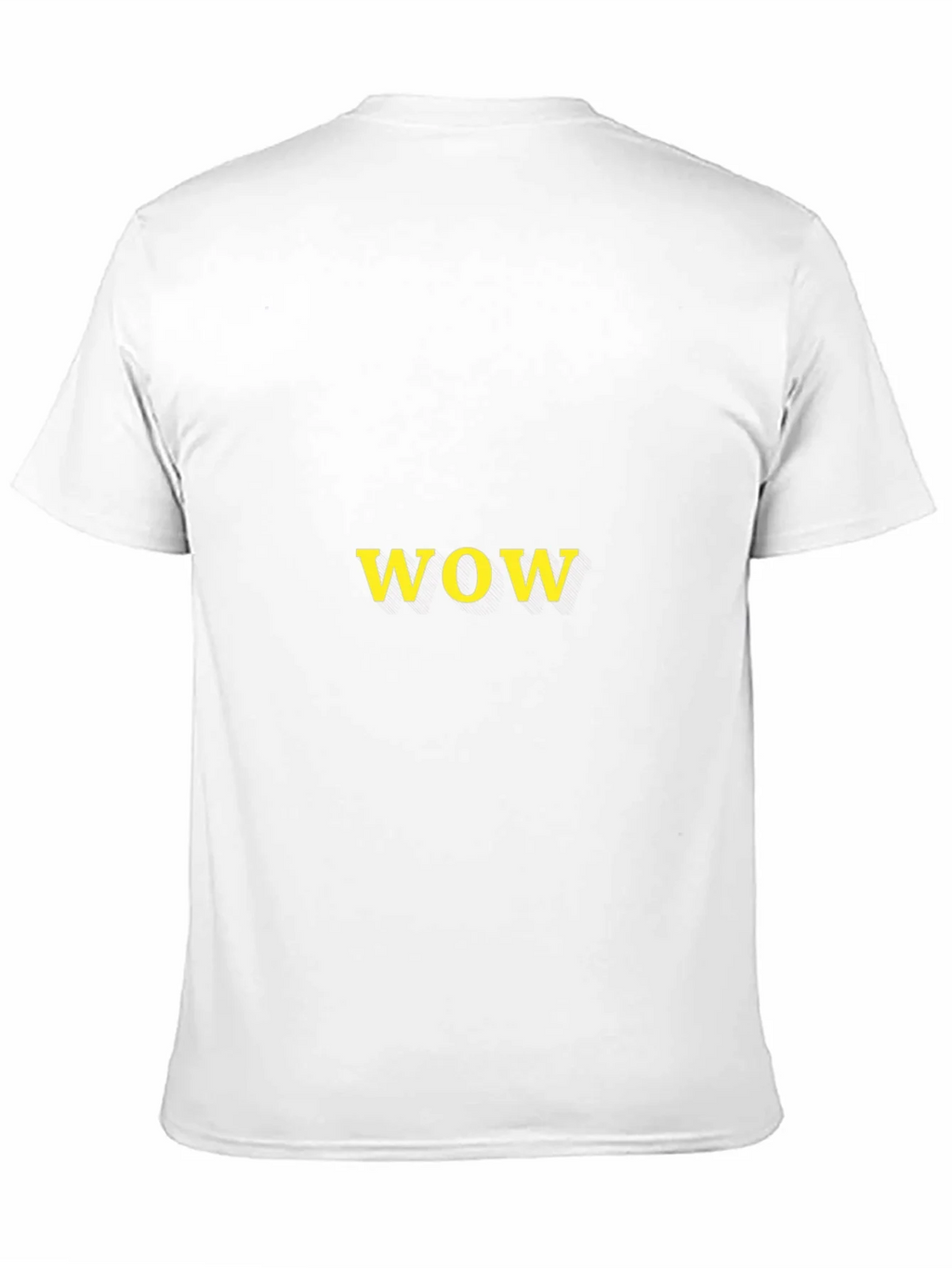 WOW Graphic Tee - Black Casual T-Shirt product image 10