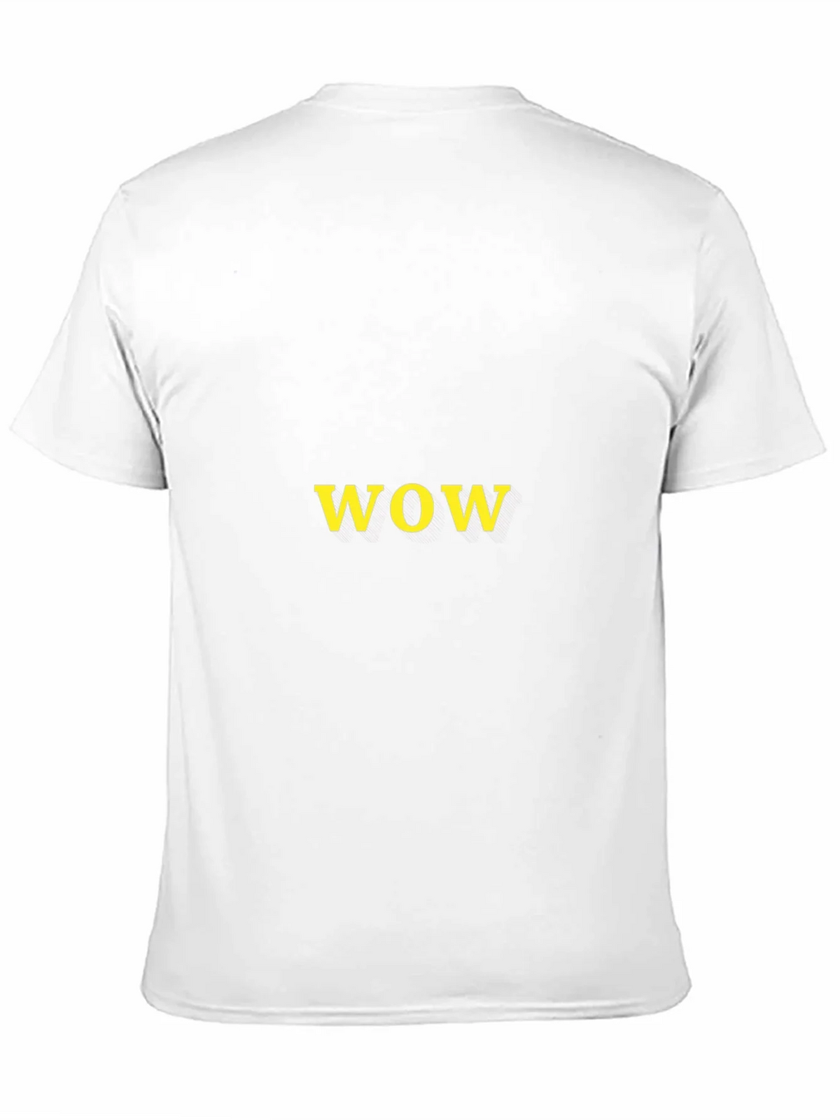 WOW Graphic Tee - Black Casual T-Shirt product image 10