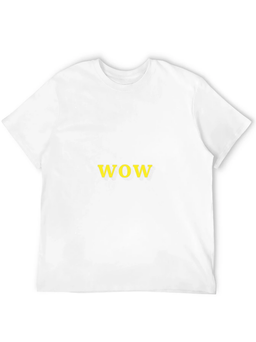 WOW Graphic Tee - Black Casual T-Shirt product image 11