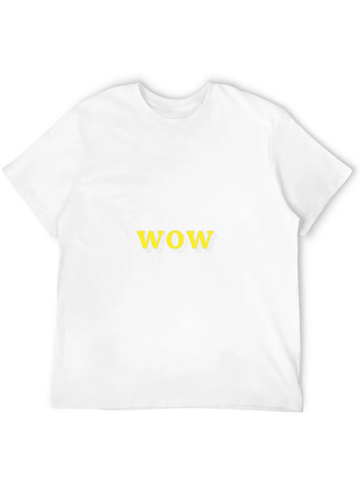 WOW Graphic Tee - Black Casual T-Shirt product image 11
