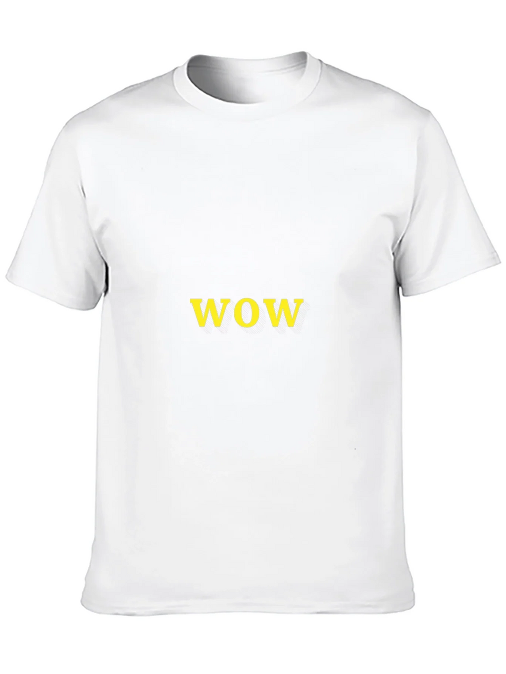 WOW Graphic Tee - Black Casual T-Shirt product image 9