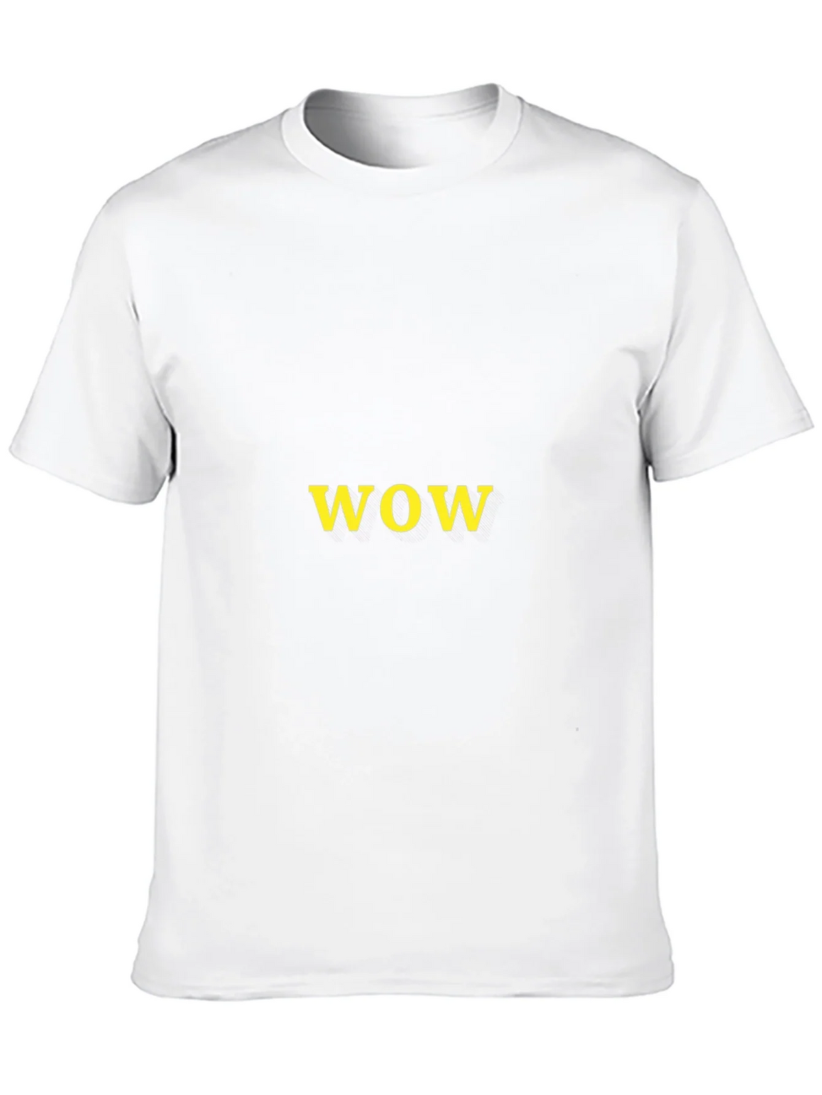 WOW Graphic Tee - Black Casual T-Shirt product image 9