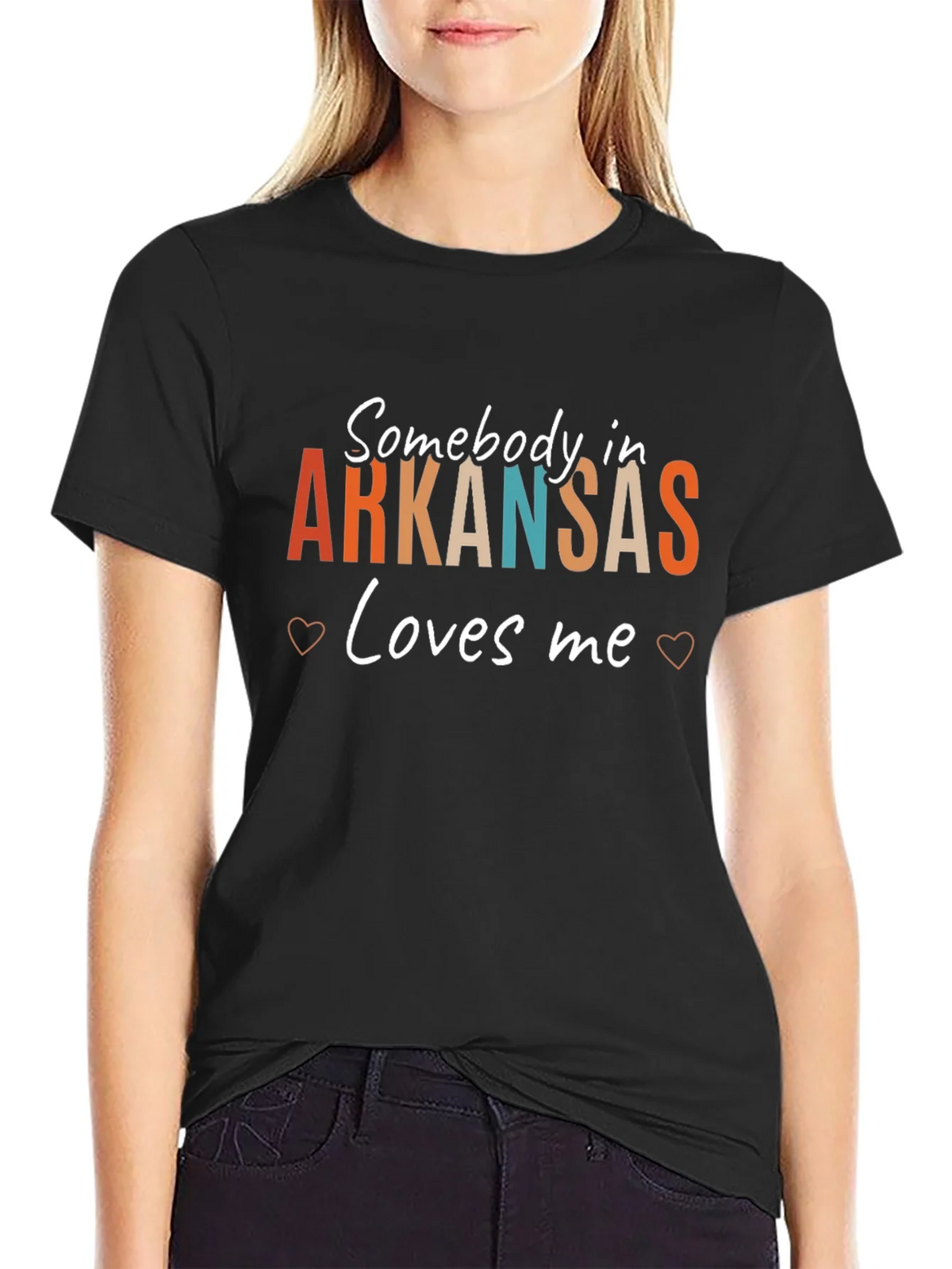 Somebody in Arkansas Loves Me T-Shirt product image 2