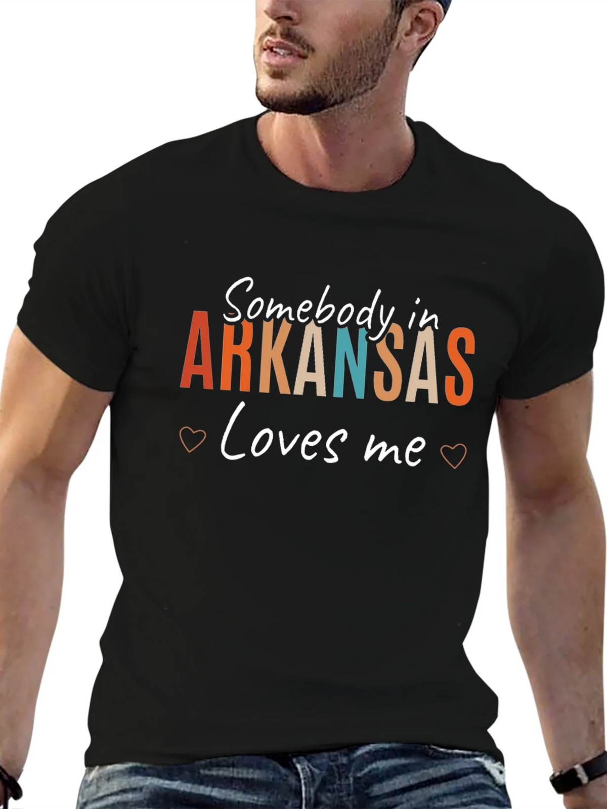 Somebody in Arkansas Loves Me T-Shirt product image 6