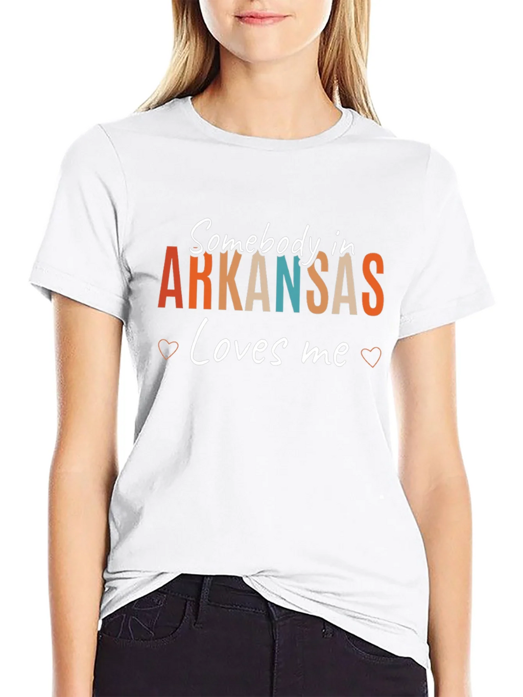 Somebody in Arkansas Loves Me T-Shirt product image 8
