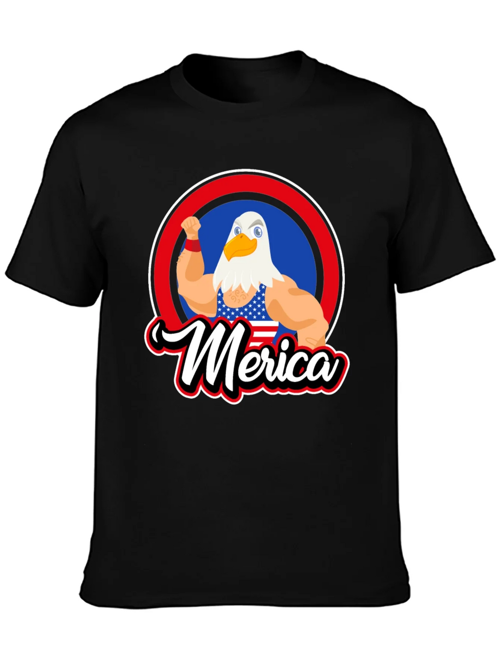 Patriotic Merica Eagle Graphic T-Shirt product image 3