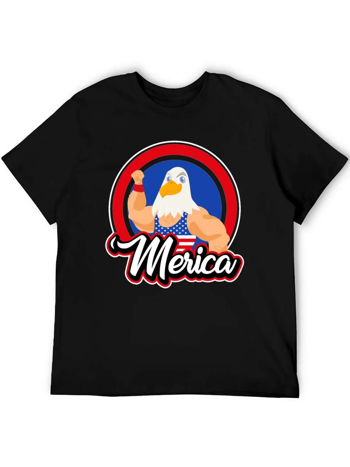 Patriotic Merica Eagle Graphic T-Shirt product image 5