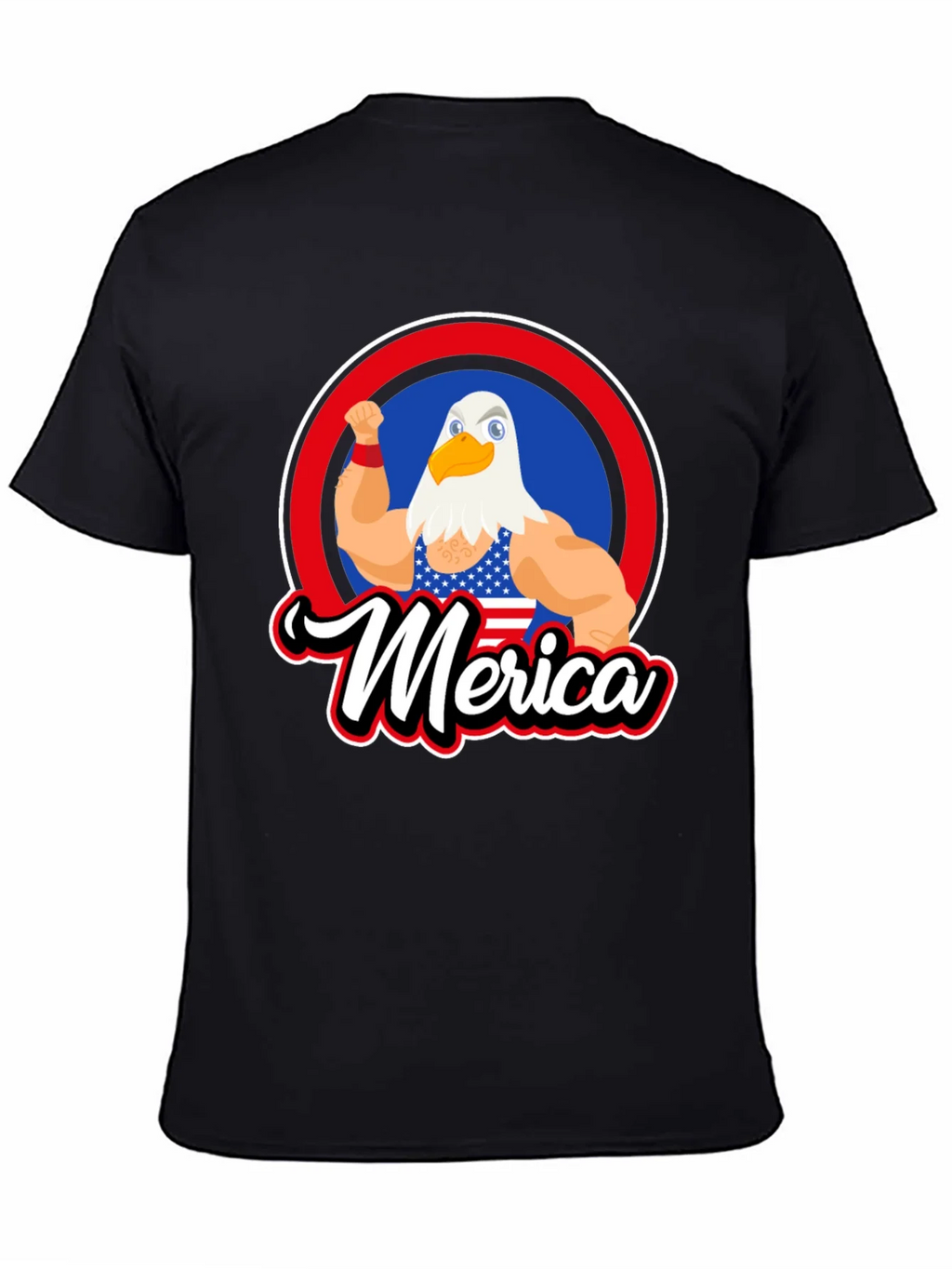 Patriotic Merica Eagle Graphic T-Shirt product image 4