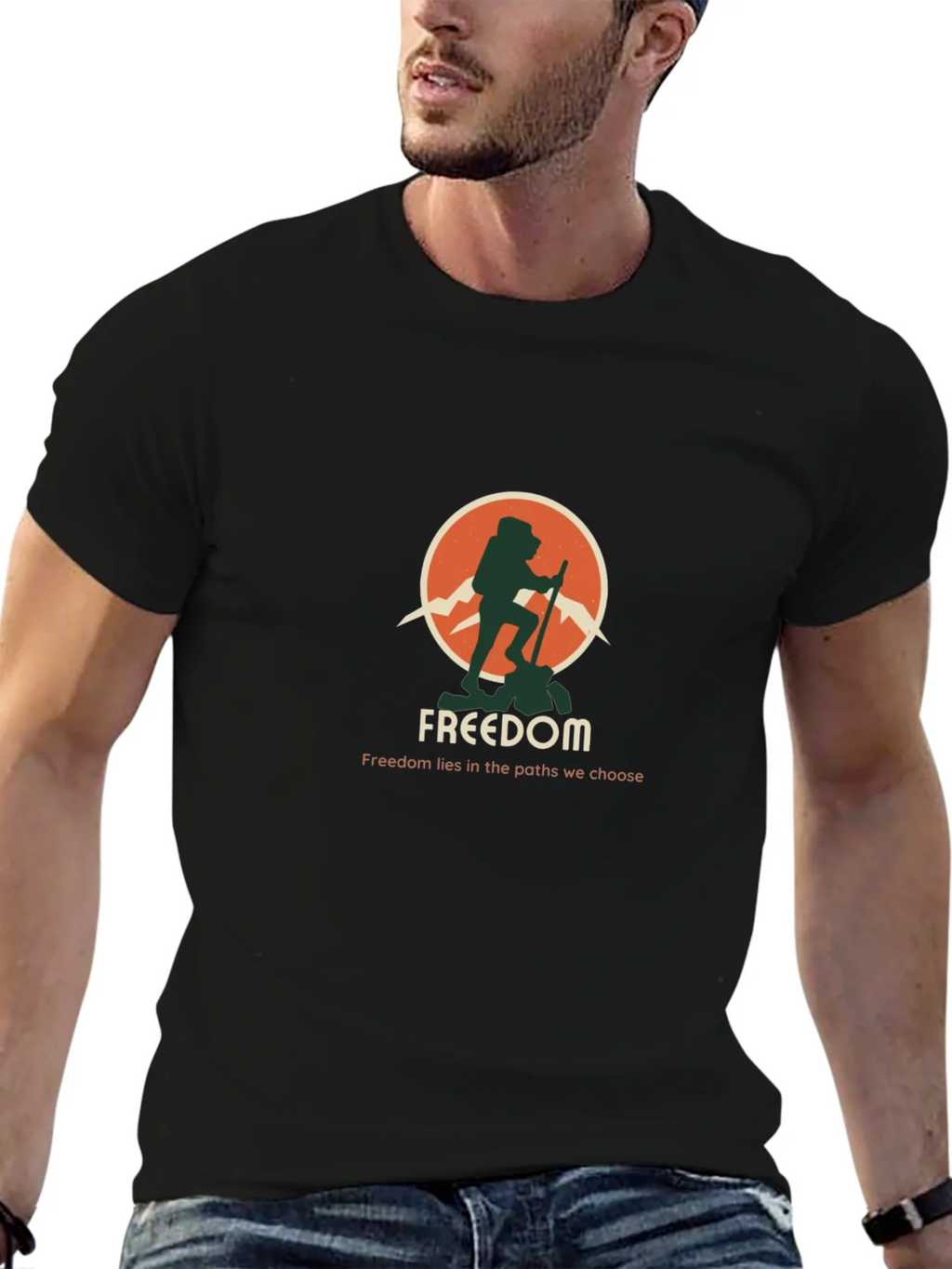 Freedom Hiker Graphic Tee - Adventure Awaits! product image 6