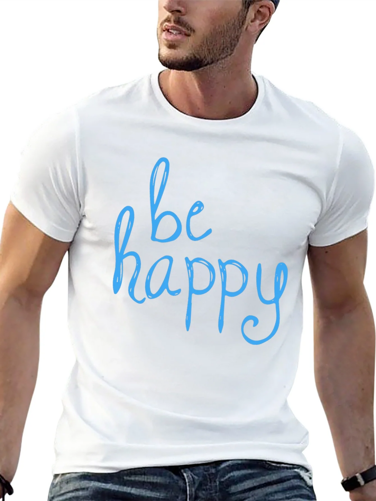 Be Happy T-Shirt - Stylish & Comfortable product image 12