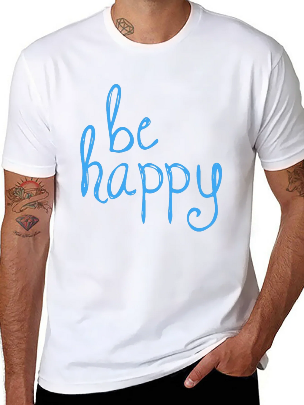 Be Happy T-Shirt - Stylish & Comfortable product image 7