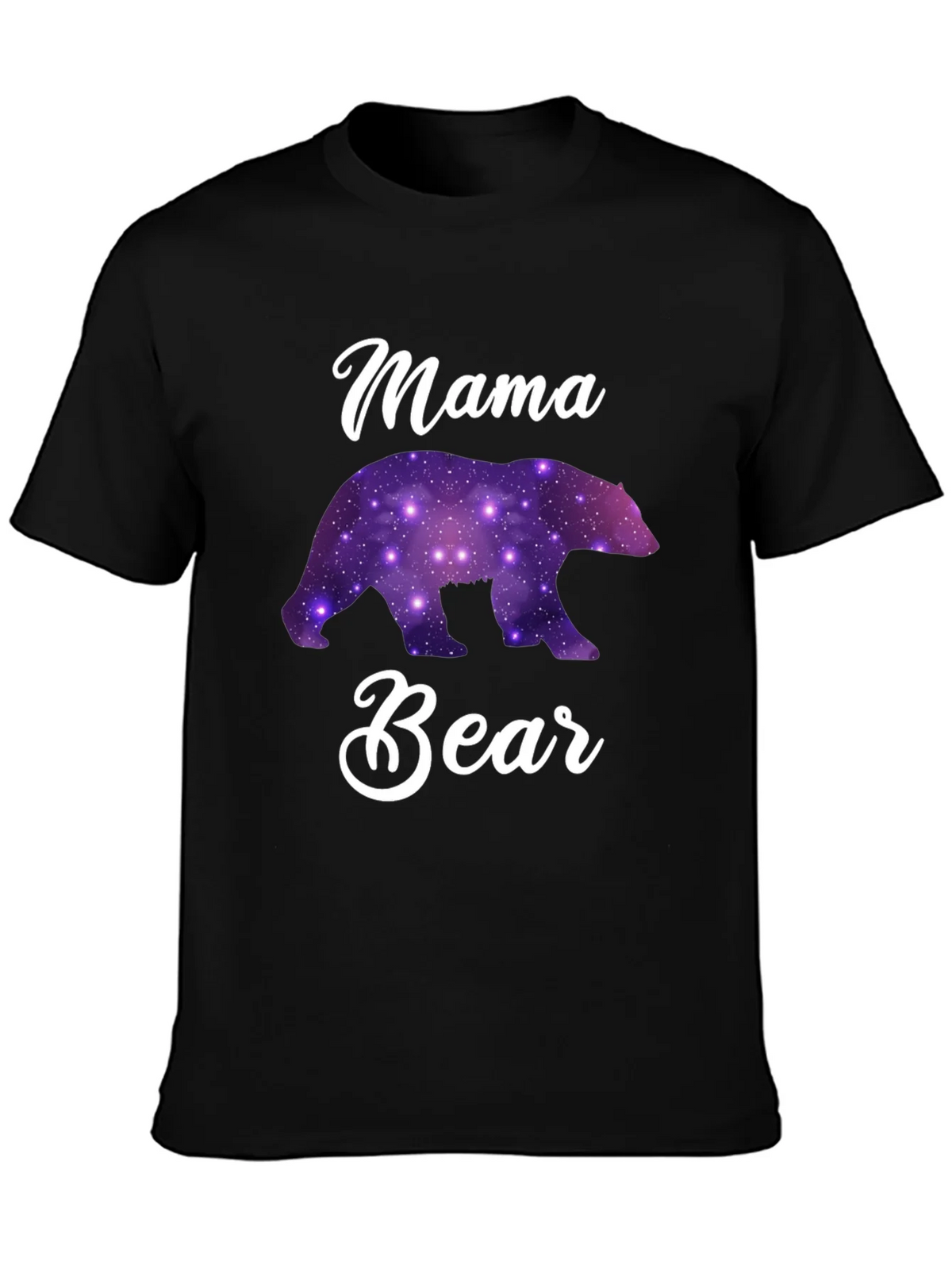 Mama Bear Galaxy Print T-Shirt - Unisex product image 2