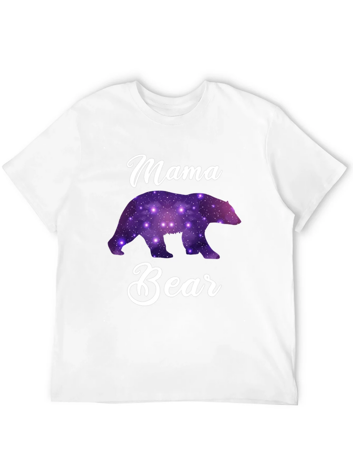 Mama Bear Galaxy Print T-Shirt - Unisex product image 5