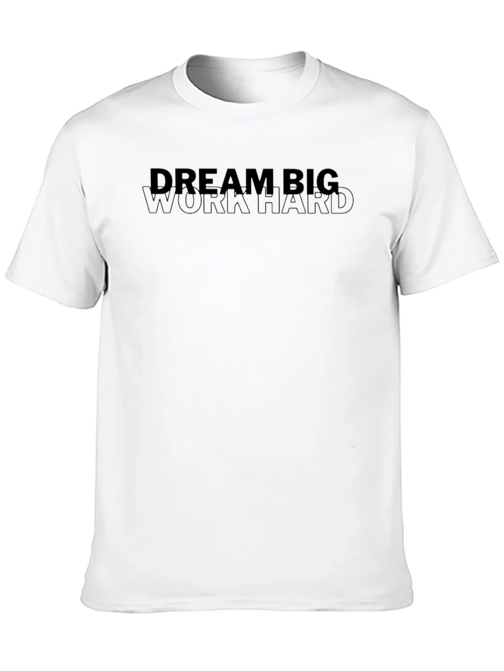 Dream Big Work Hard T-Shirt - Black product image 7