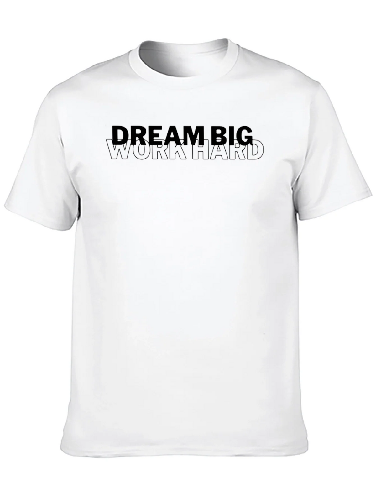 Dream Big Work Hard T-Shirt - Black product image 7