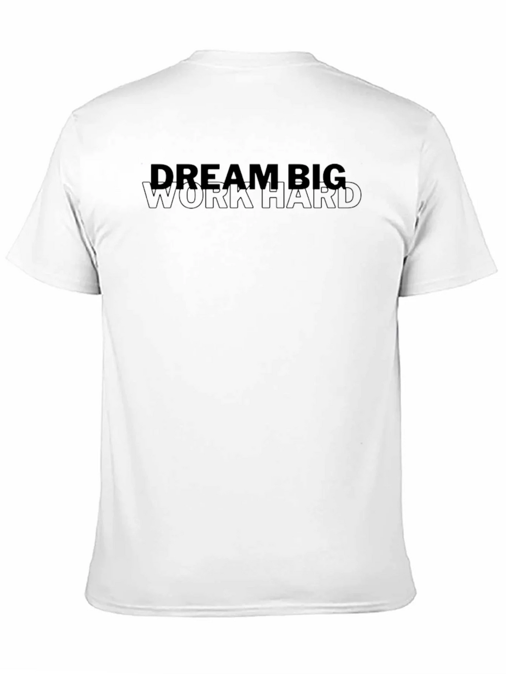 Dream Big Work Hard T-Shirt - Black product image 8