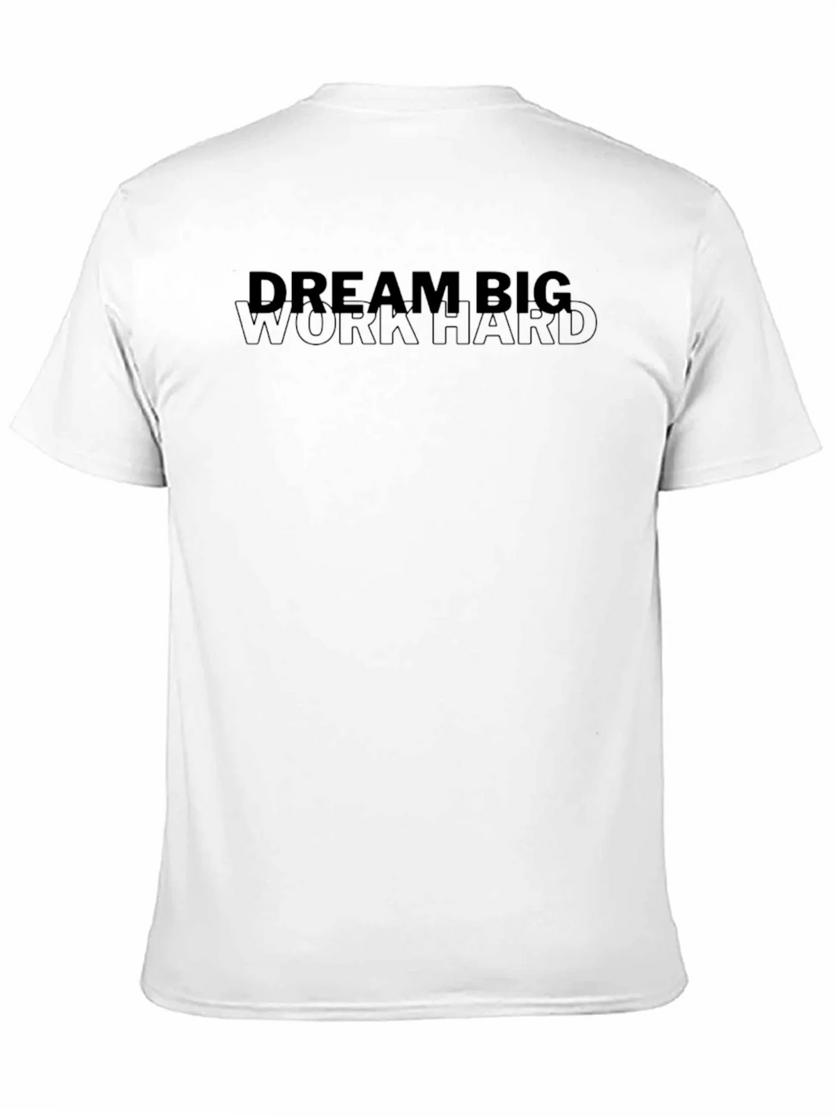 Dream Big Work Hard T-Shirt - Black product image 8