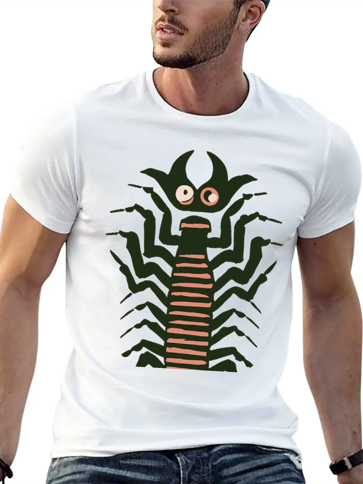 Monster Graphic Tee - Black product image 4