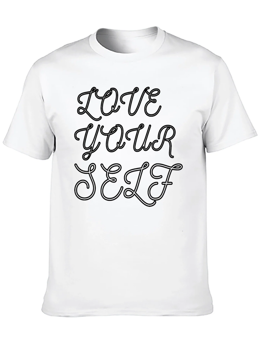Love Yourself Black Graphic Tee product image 9