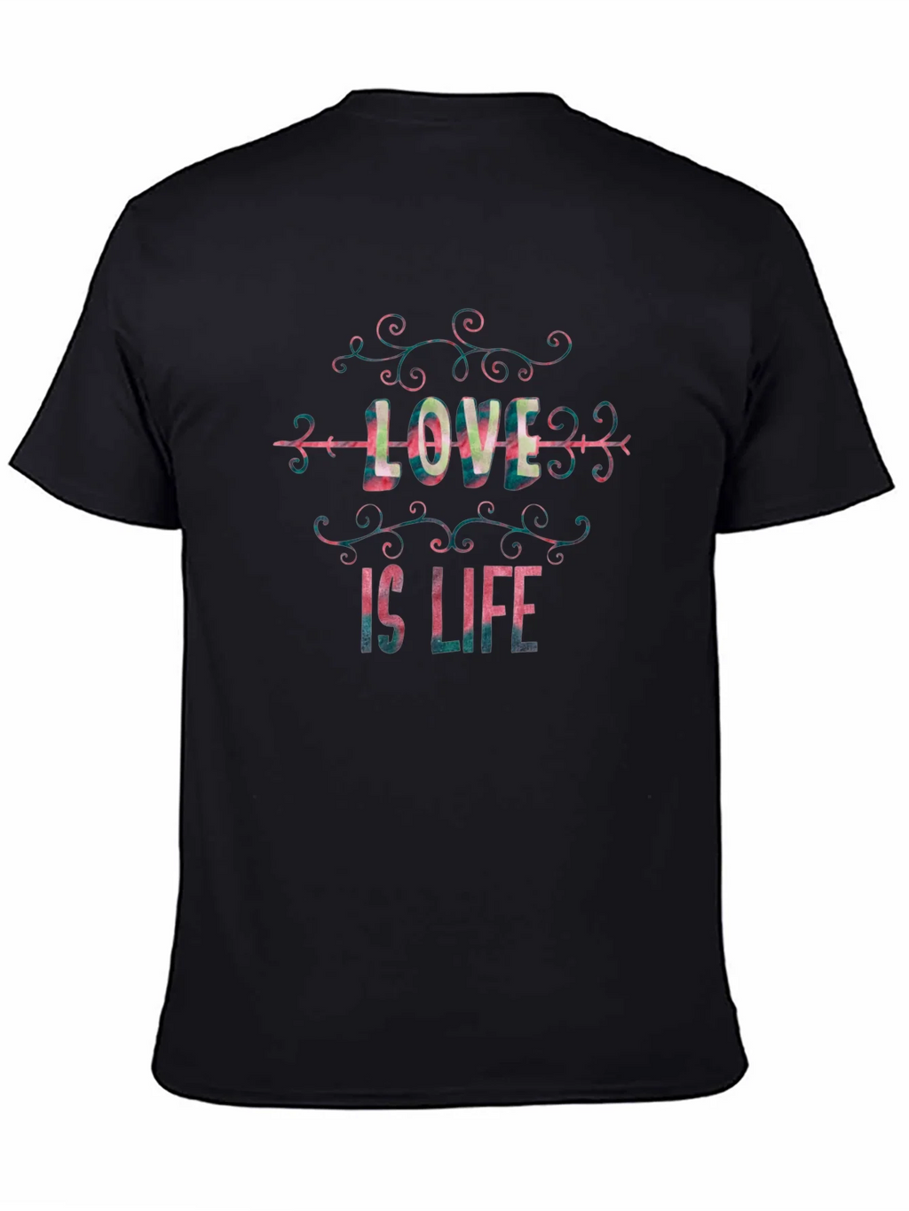 Love is Life Graphic T-Shirt - Stylish Black Tee product image 4