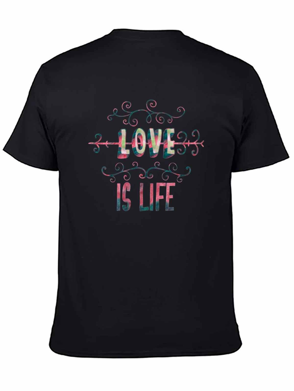 Love is Life Graphic T-Shirt - Stylish Black Tee product image 4