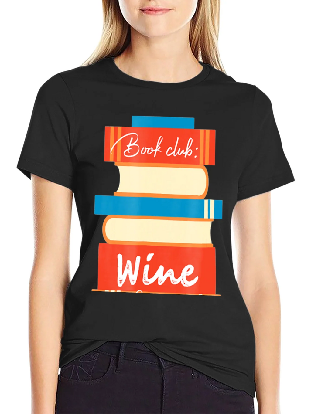 Book Club Wine T-Shirt - Fun Graphic Tee product image 1