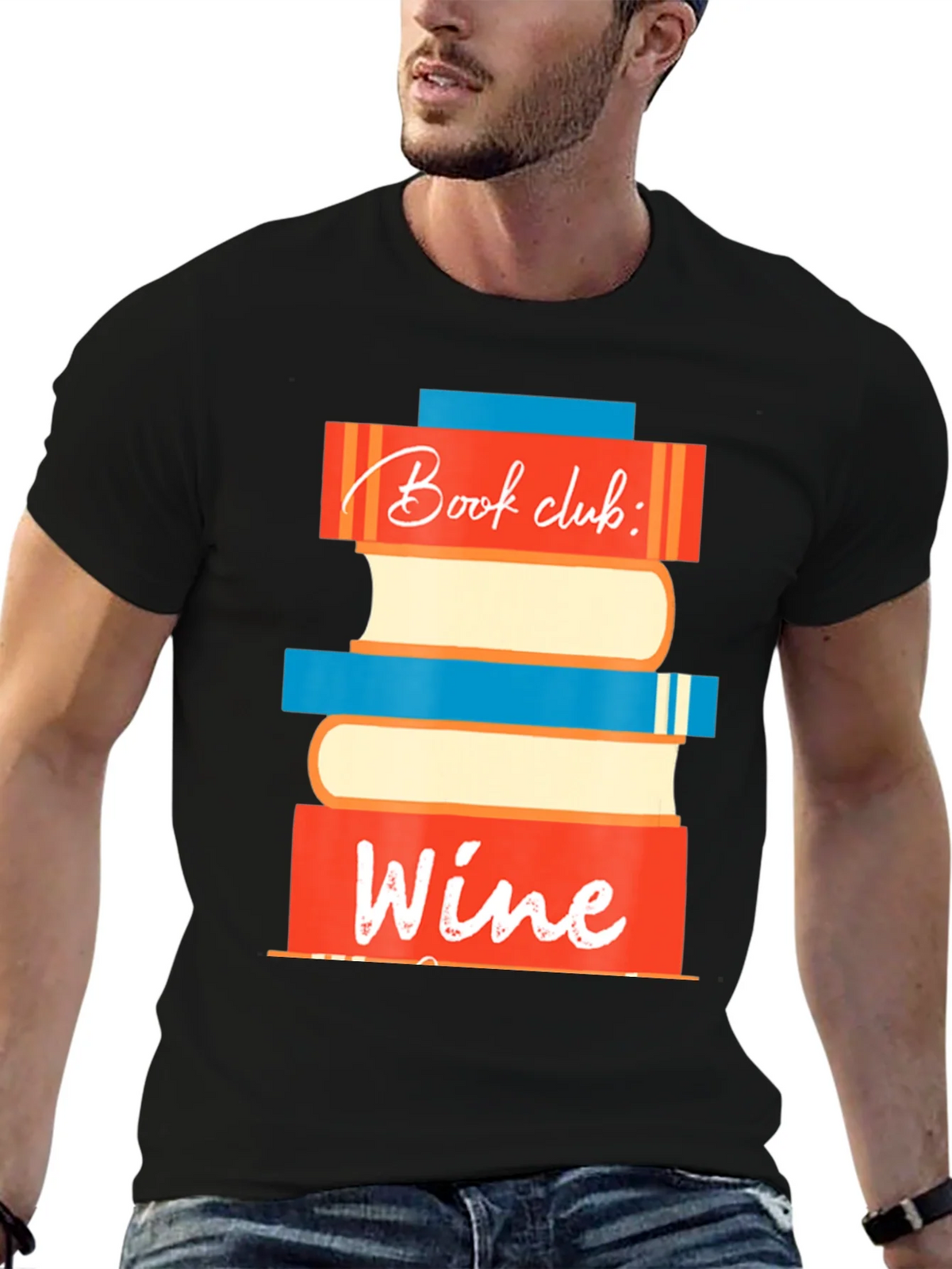 Book Club Wine T-Shirt - Fun Graphic Tee product image 5