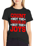 Count The Joys Graphic T-Shirt - Black product image 1