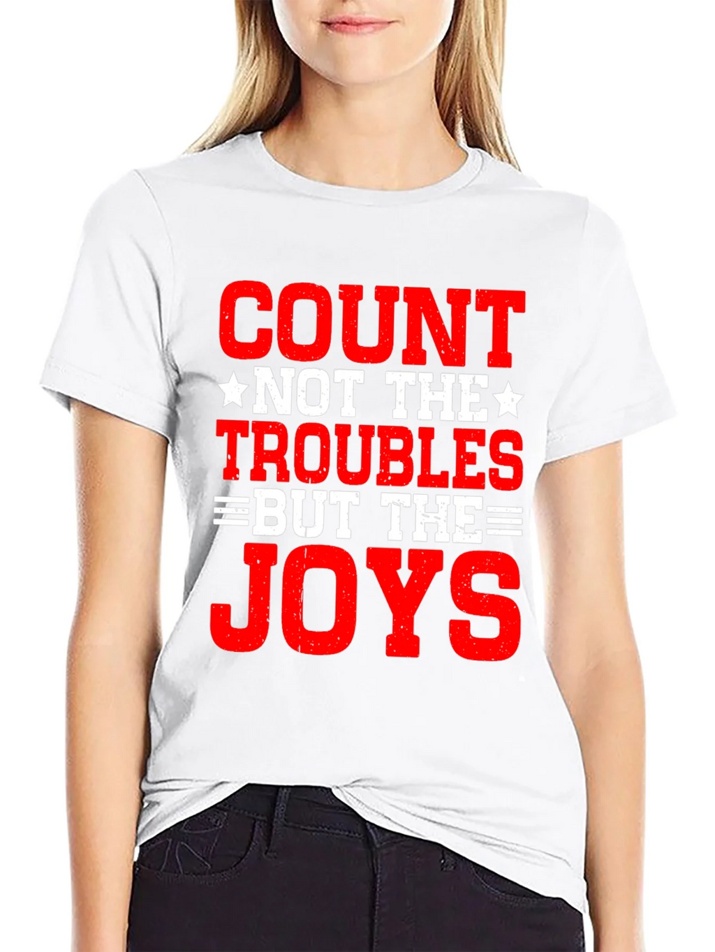 Count The Joys Graphic T-Shirt - Black product image 4