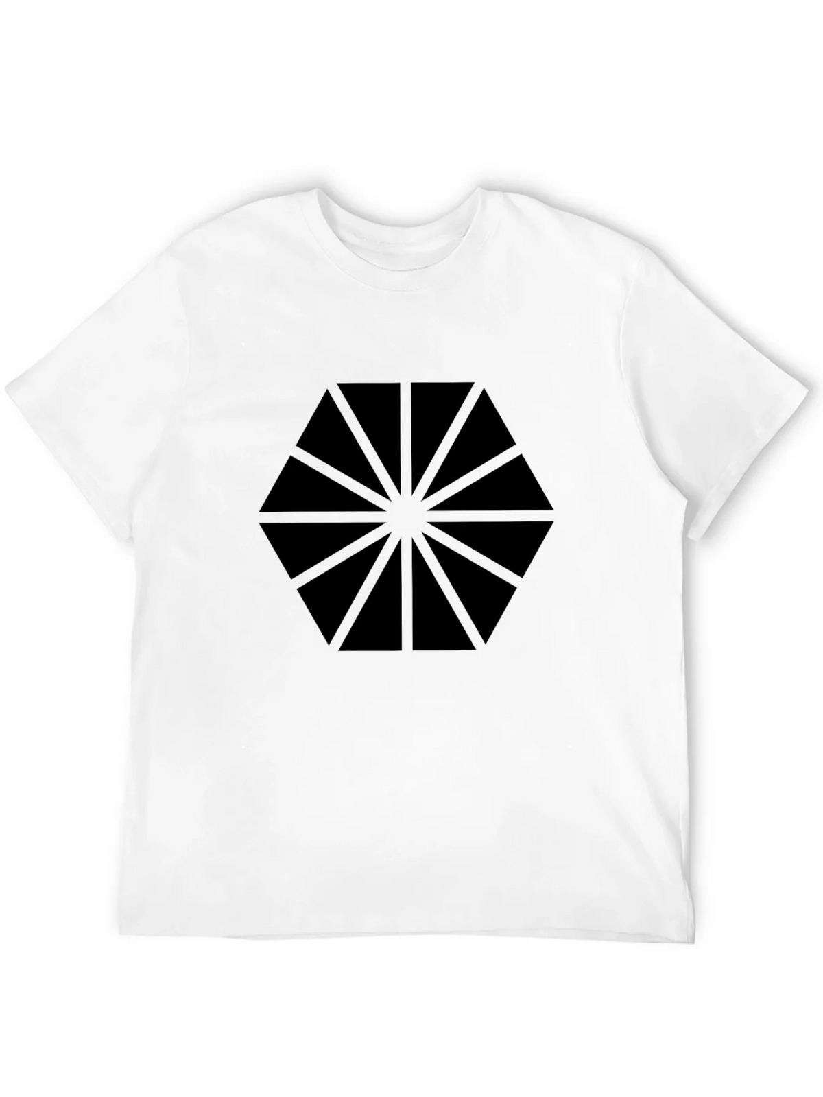 Geometric Black Graphic Tee - Modern Style product image 9