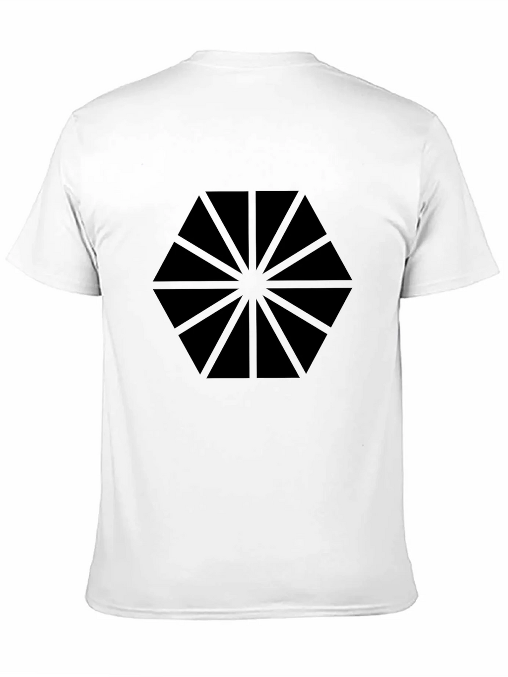 Geometric Black Graphic Tee - Modern Style product image 8