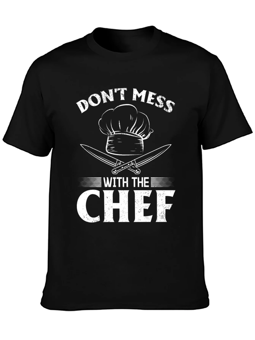 Dont Mess With The Chef T-Shirt Funny Cooking Shirt product image 3