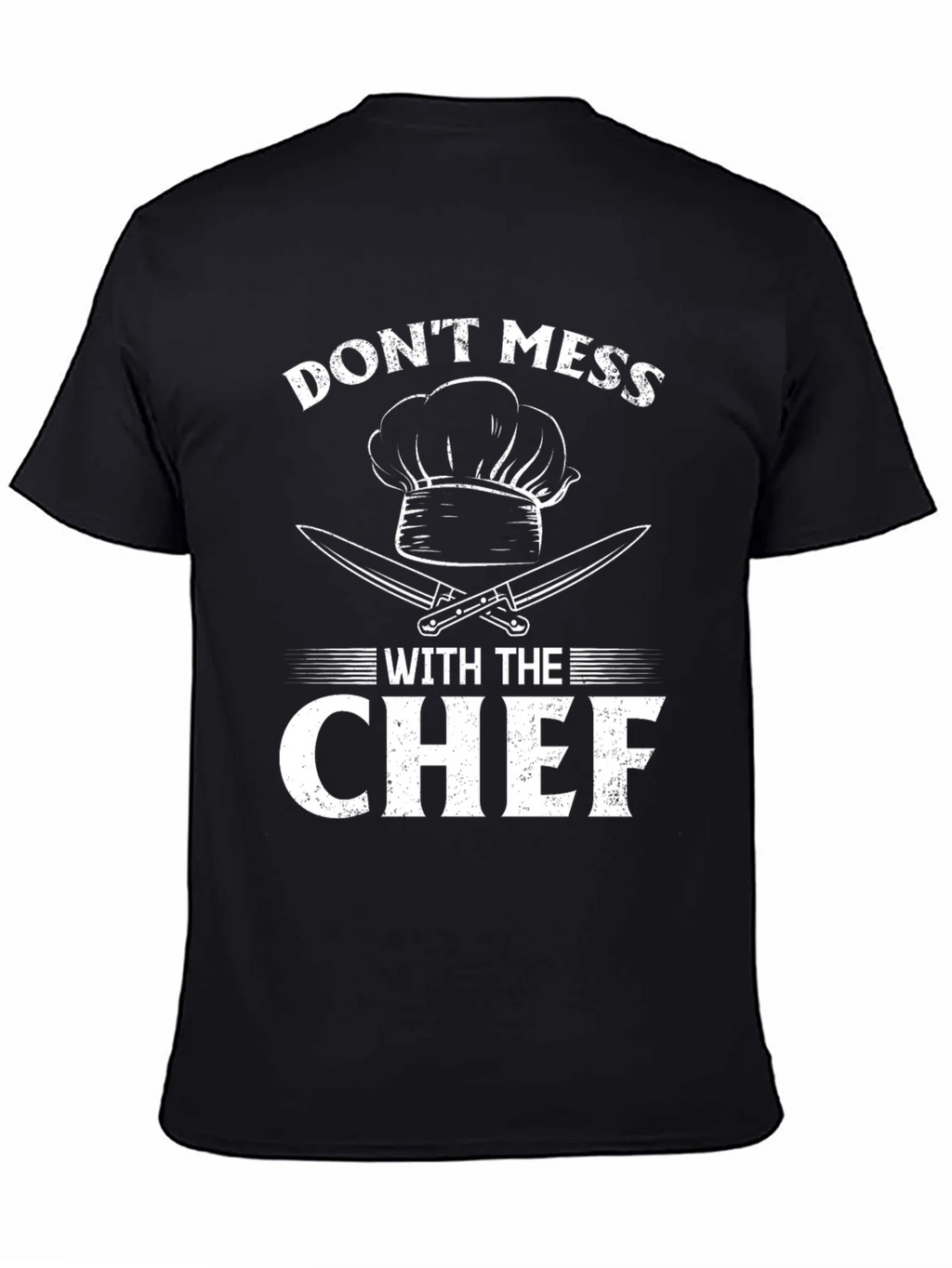 Dont Mess With The Chef T-Shirt Funny Cooking Shirt product image 4