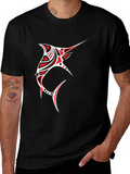 Tribal Marlin Graphic Tee - Black product image 1