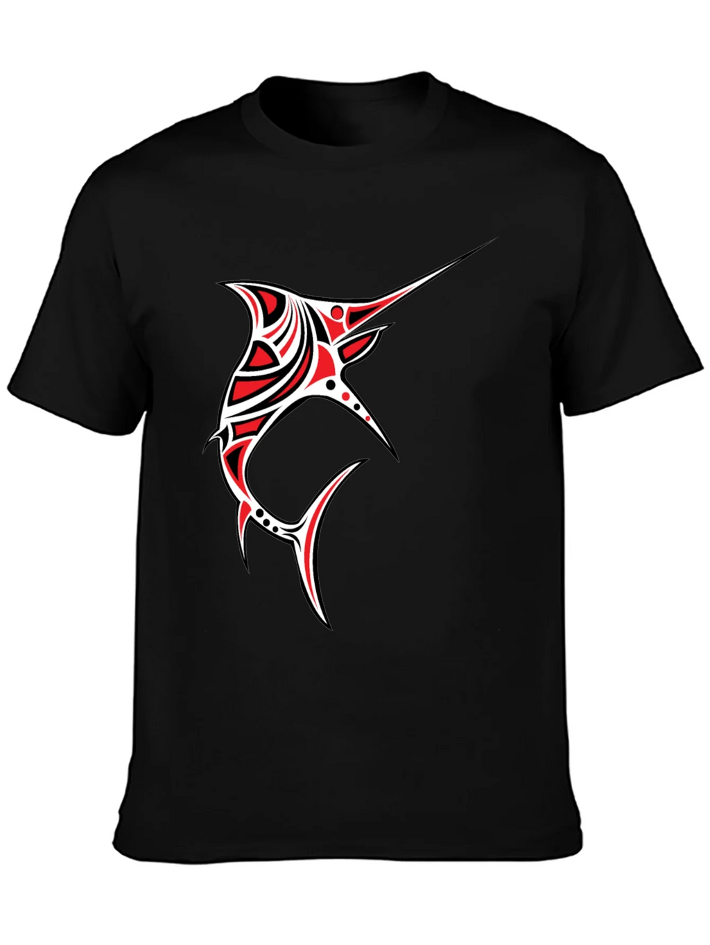 Tribal Marlin Graphic Tee - Black product image 3