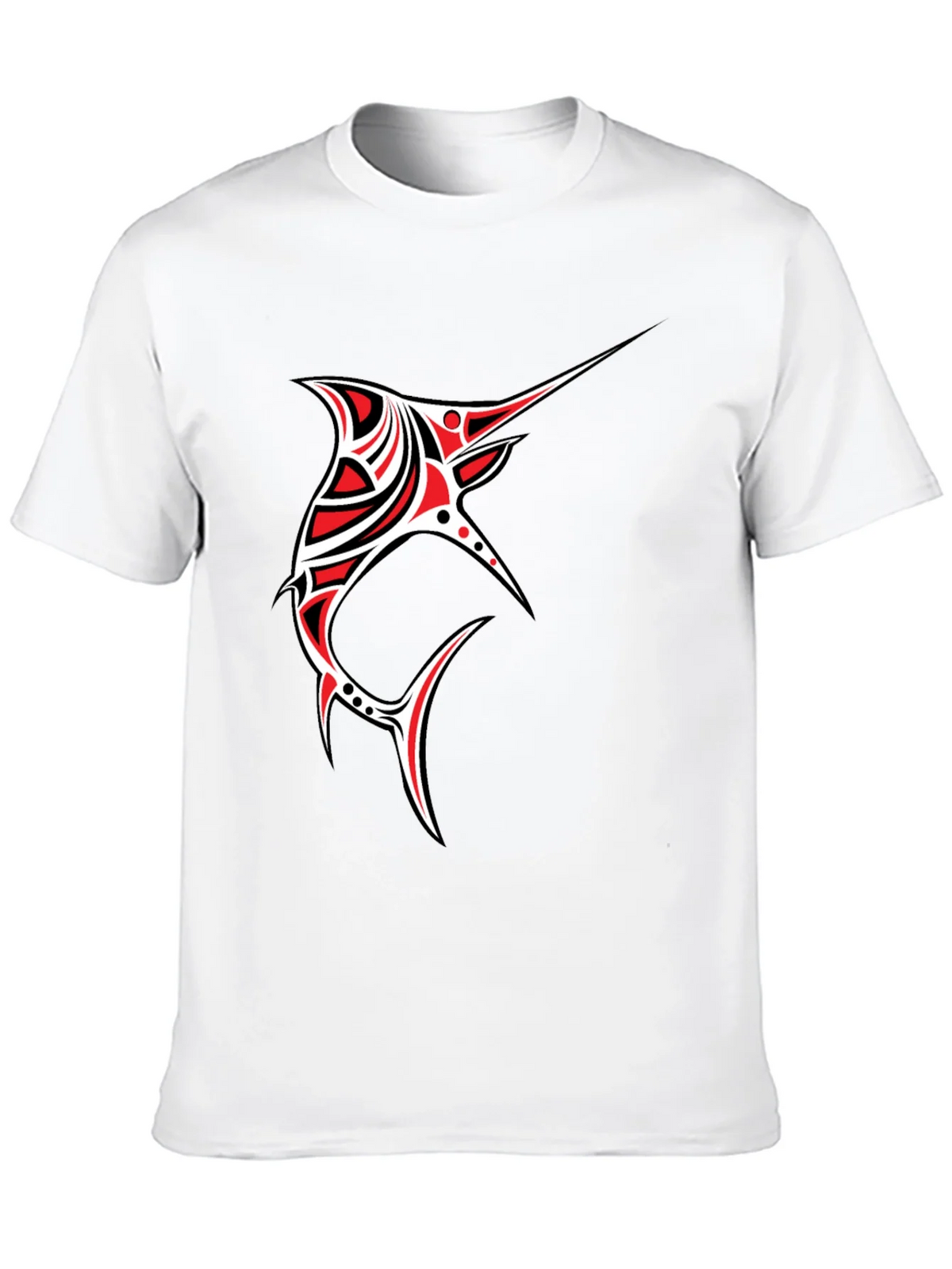 Tribal Marlin Graphic Tee - Black product image 8