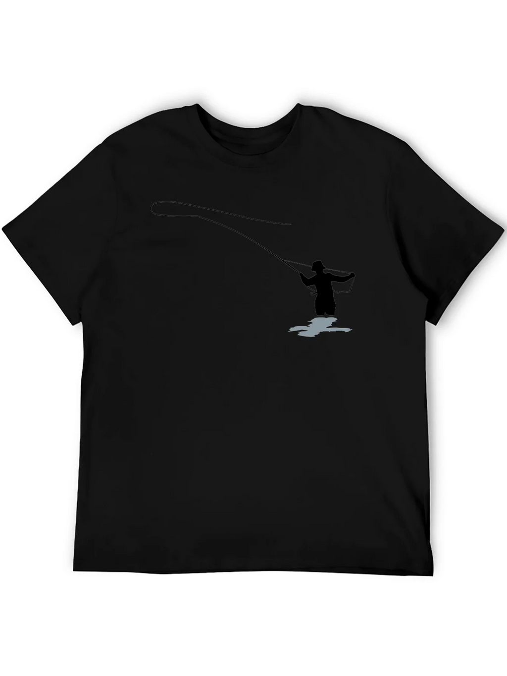 Fly Fishing T-Shirt - Fisherman Silhouette Graphic Tee product image 5