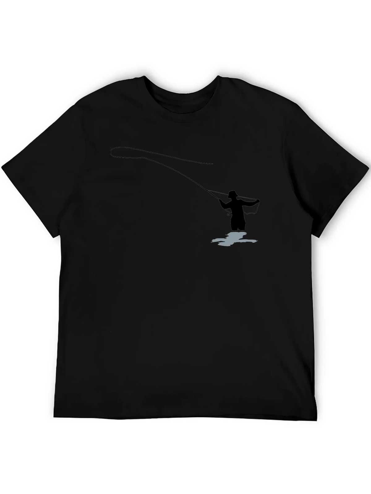 Fly Fishing T-Shirt - Fisherman Silhouette Graphic Tee product image 5