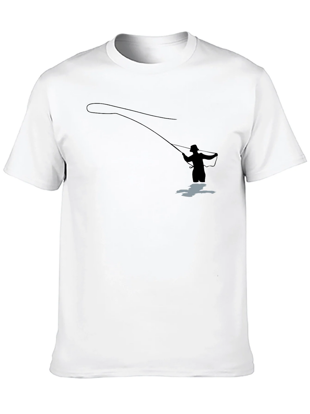 Fly Fishing T-Shirt - Fisherman Silhouette Graphic Tee product image 9