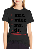 EdD Doctor of Education T-Shirt - Check the Box! product image 1