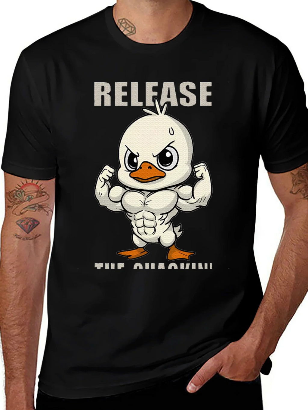 Release the Quackin Funny Duck T-Shirt product image 1