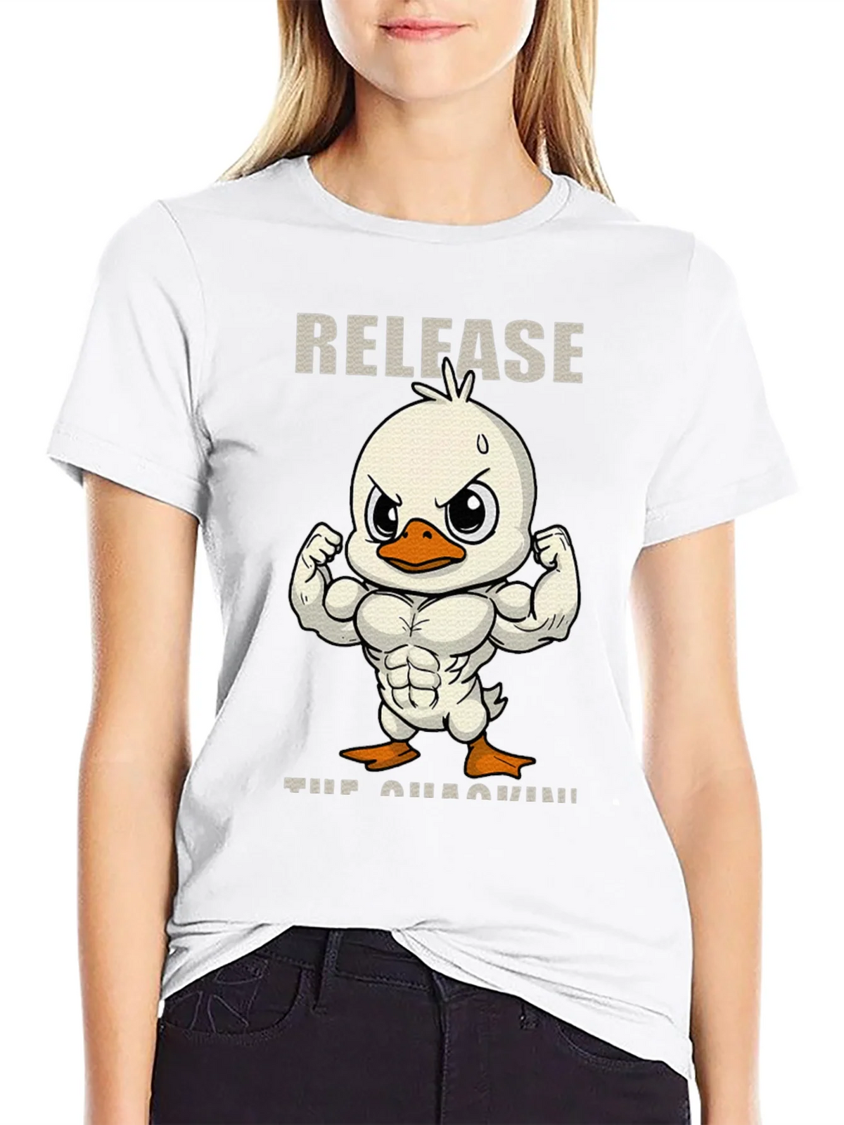 Release the Quackin Funny Duck T-Shirt product image 4