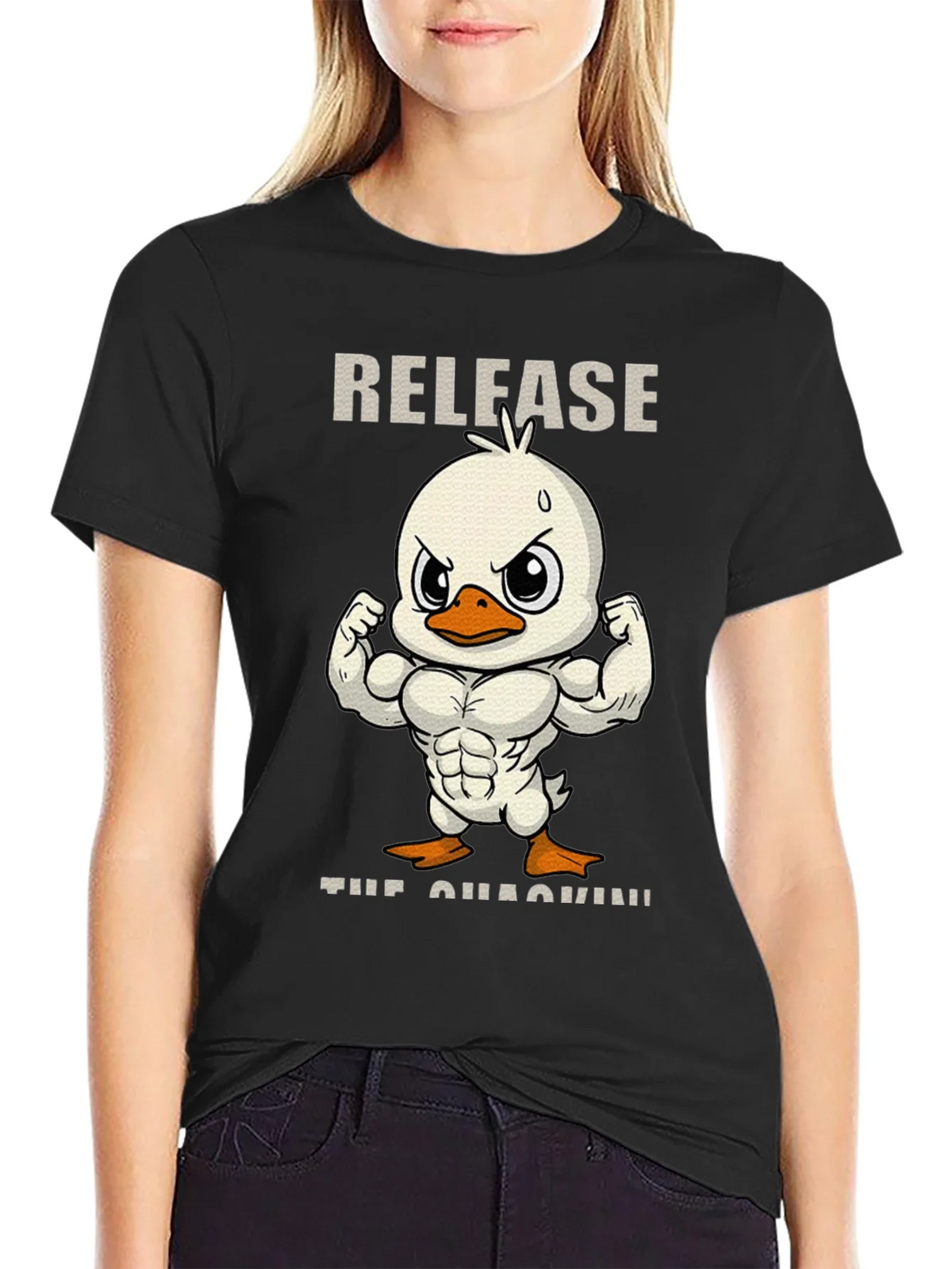 Release the Quackin Funny Duck T-Shirt product image 2
