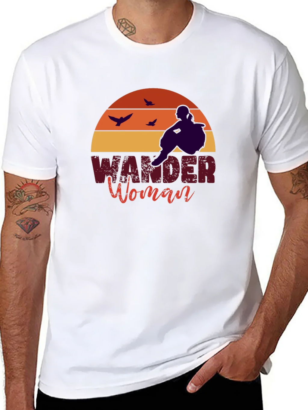 Wander Woman Black T-Shirt: Adventure Seeker Tee product image 7