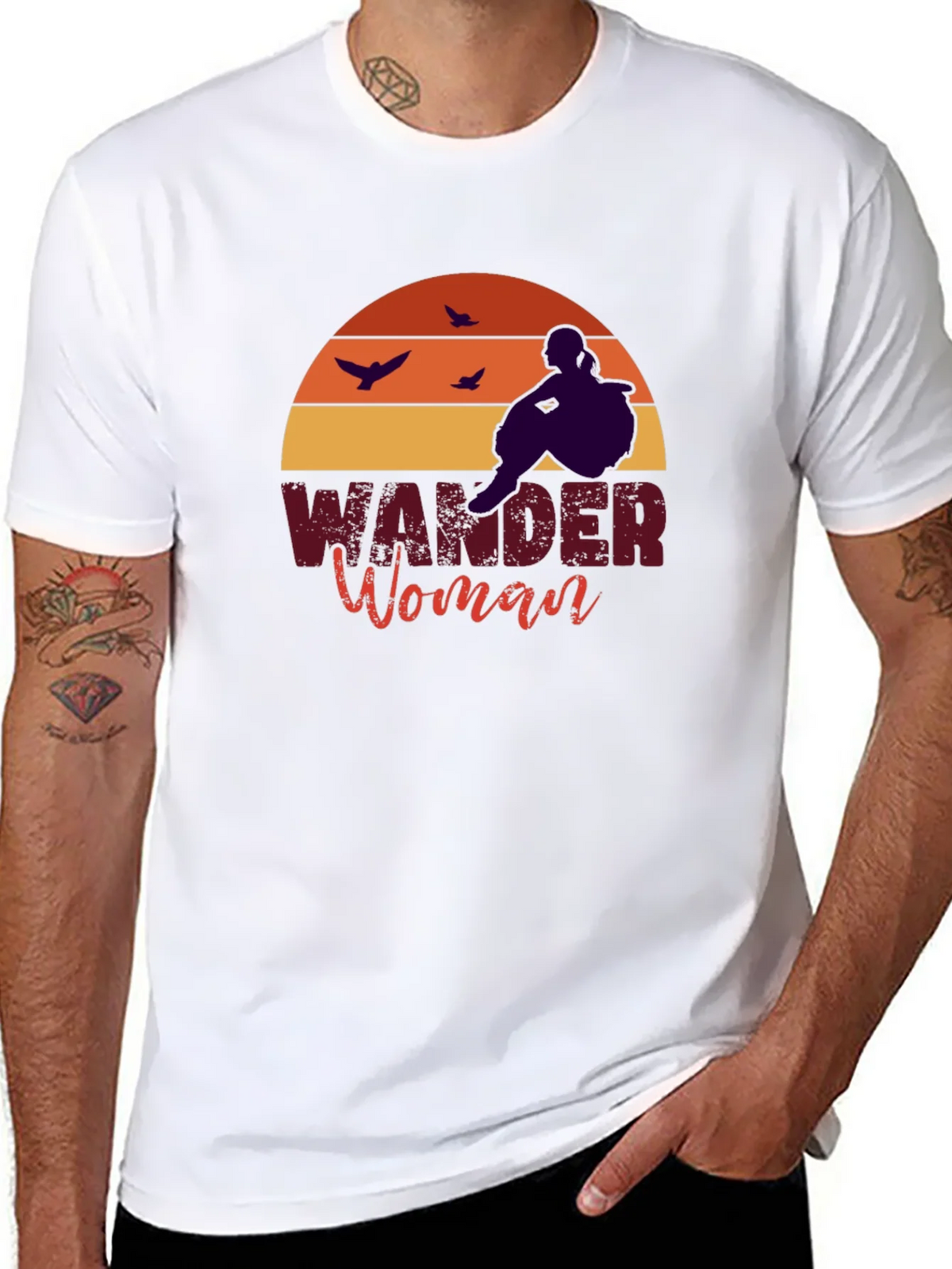 Wander Woman Black T-Shirt: Adventure Seeker Tee product image 7